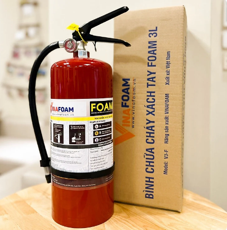 Bình chữa cháy Foam 3lit Vinafoam V3F có tem kiểm định