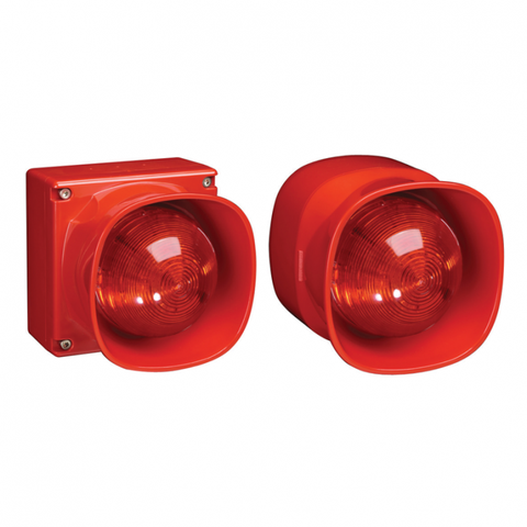 Còi và đèn báo cháy kết hợp địa chỉ+đế âm COOPER CASB383