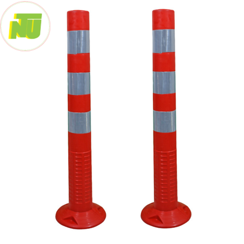 Cột tiêu phân làn PE KT: 75x20x20cm