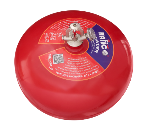 Bình cầu chữa cháy tự động bột khô ABC 6kg Hafico