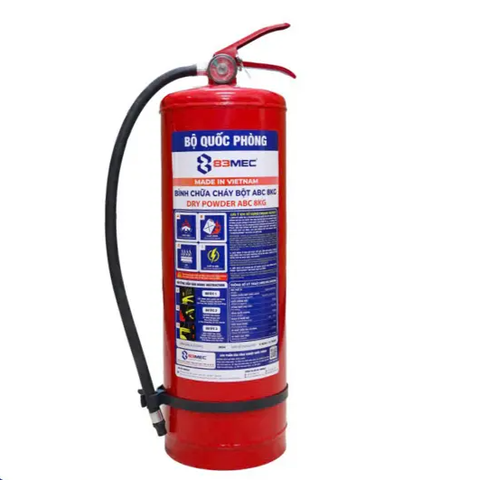 Bình chữa cháy bột ABC 8kg Bộ Quốc phòng 83MEC