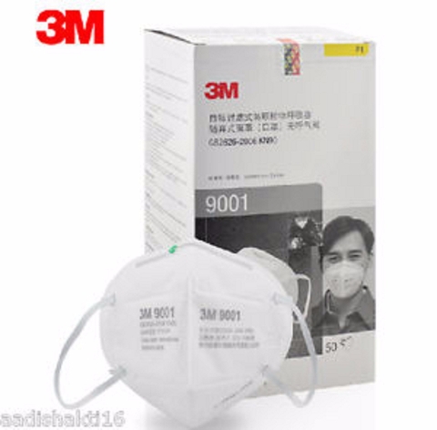 10 cái Khẩu trang chống bụi 3M 9001