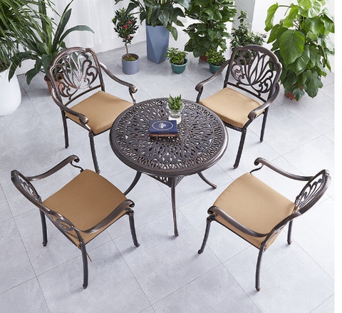Bộ bàn ghế nhôm đúc