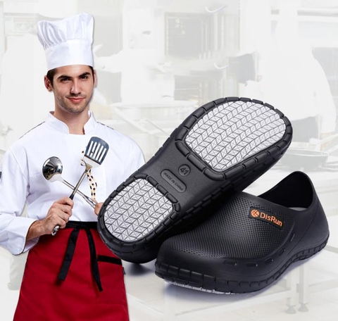 Giày chống trượt đầu bếp khách sạn DISRUN DR-E07