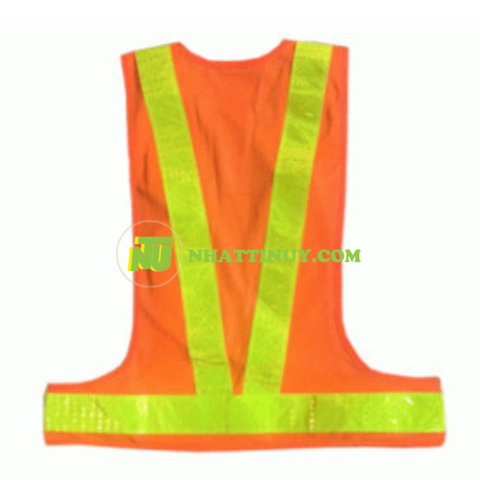 Áo phản quang loại tốt cam xanh bóng