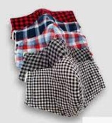 10 khẩu trang vải caro