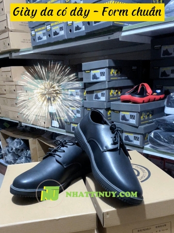 Giày da đầu bếp có dây