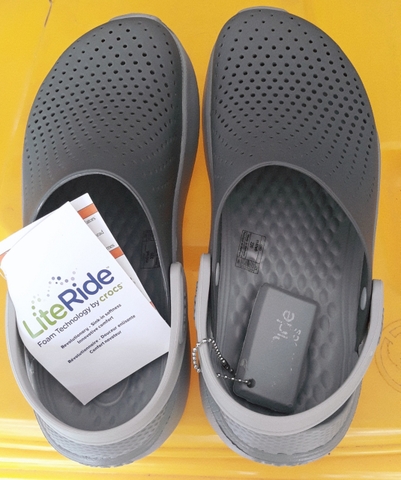 Giày nhựa eva đi mưa  (màu xám đế xám lòng xám)