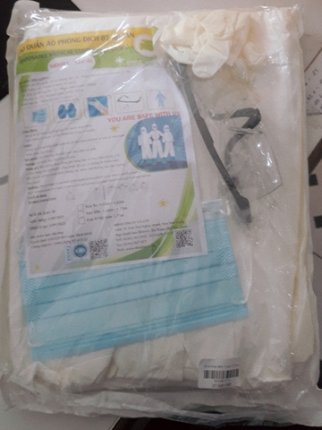 Bộ phòng dịch 7 món YF trắng