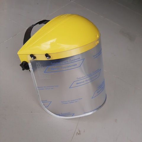 Tấm che mặt đội đầu Blue Eagle vàng ( FC25+vành nón B1)