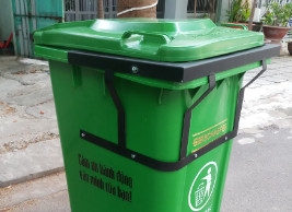 Nẹp miệng thùng rác