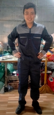 Quần áo kaki 3.1 xanh đen phối ghi