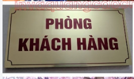 Bảng vui lòng xin gõ cửa- mica 1 mặt