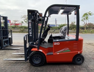 Xe nâng điện ngồi lái 2 tấn pin axit chì