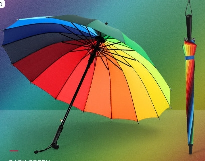 Dù 7 sắc cầu vòng