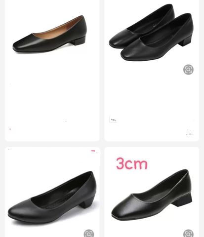 Giày vp nữ (3 phân) ( tên xuất hóa đơn: Giày da)