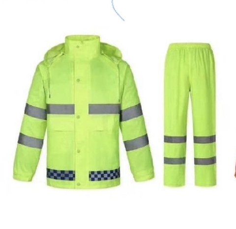Áo mưa bộ phản quang 150D