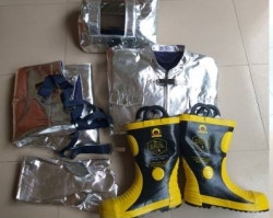 QUẦN ÁO CHỐNG CHÁY TRÁNG BẠC KTFS500 HÀN QUỐC