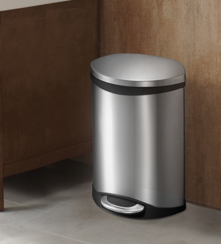 Thùng rác đạp chân Eko Shell 6L