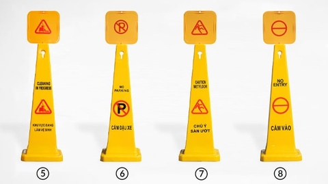 Bảng cảnh báo trụ đứng