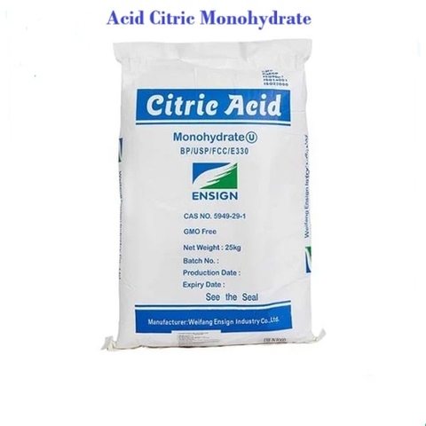 Acid Citric Monohydrate E330  | Chất điều chỉnh độ pH