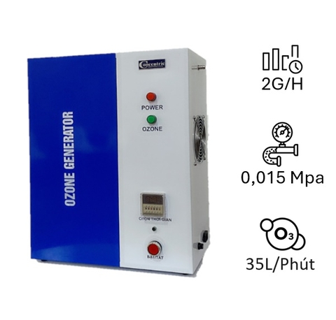 Máy Ozone Công nghiệp CONCENTRIC DO2 - Khử Khuẩn Và Khử Mùi Hiệu Quả