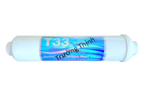 Lõi lọc nước T33 Buder - Lõi Than Hoạt Tính Gáo Dừa