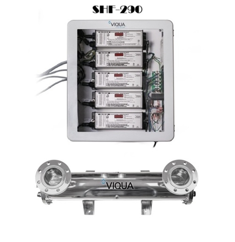 Đèn UV diệt khuẩn VIQUA SHF-290/2 &  SHFM-290 (Kết hợp đầu dò UV)