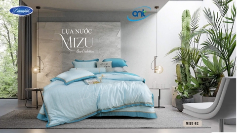 Bộ Chăn Ga Gối Tencel Lụa Nước MIZU02