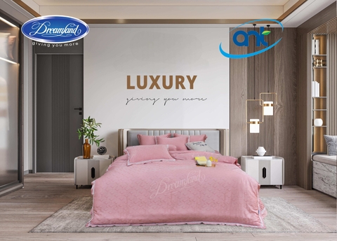 Bộ Chăn Ga Gối Tơ Tằm Cao Cấp TMS06