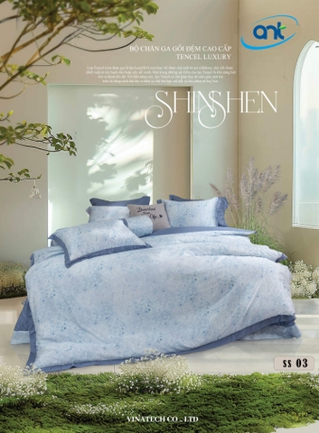 Bộ Chăn Ga Gối Ogarnic Tơ Tằm SS03