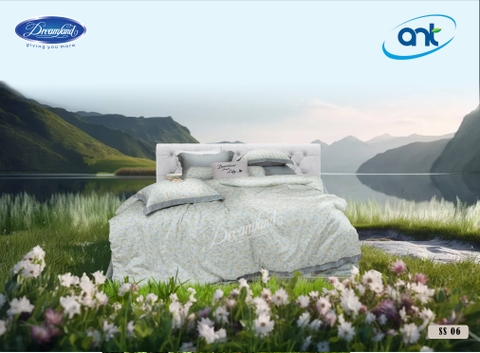 Bộ Chăn Ga Gối Ogarnic Tơ Tằm SS06