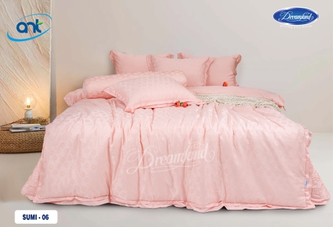 Bộ Chăn Ga Gối Tencel Lụa Jacquar SUMI06