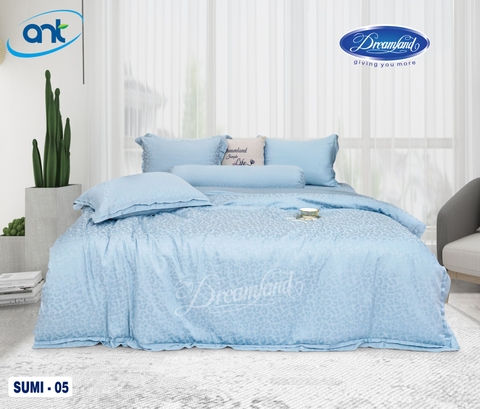 Bộ Chăn Ga Gối Tencel Lụa Jacquar SUMI05
