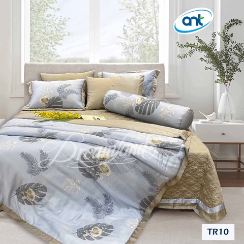 Bộ Chăn Ga Gối Tencel Hoàng Gia H10