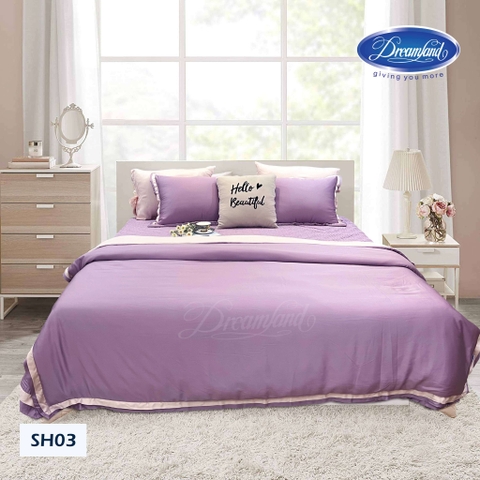 Bộ Chăn Ga Gối Tencel Hoàng Gia SH03