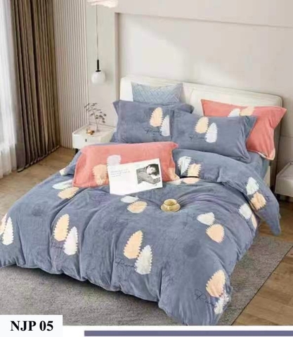 Bộ Ga Chun Tuyết Nhung Hàn Quốc N05