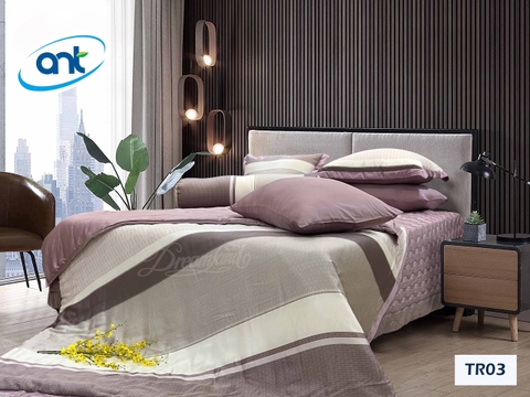 Bộ Chăn Ga Gối Tencel Hoàng Gia H08