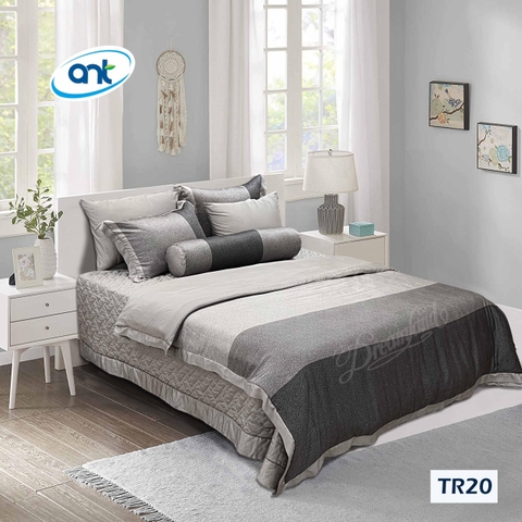 Bộ Chăn Ga Gối Tencel Hoàng Gia S20