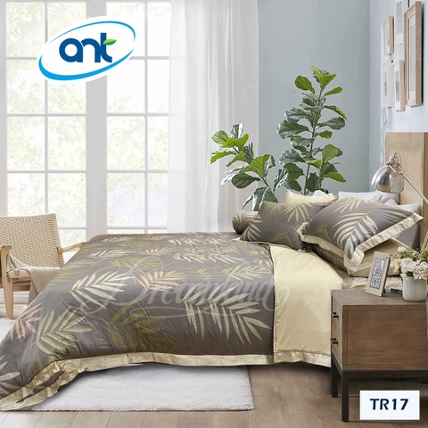 Bộ Chăn Ga Gối Tencel Hoàng Gia H17