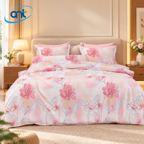 Bộ Chăn Ga Gối Tencel Bambo OB15