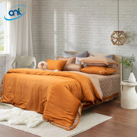 Bộ Chăn Ga Gối Tencel Hoàng Gia SH016
