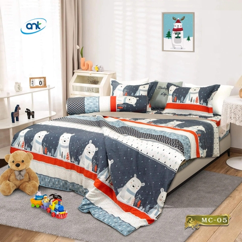 Bộ Chăn Ga Gối Modal Cotton MCA5