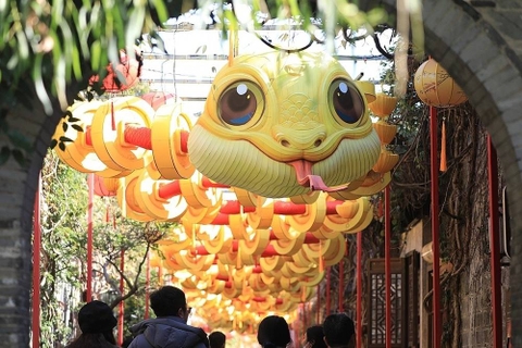 Ngỡ ngàng hàng loạt linh vật rắn gây bão tại Trung Quốc