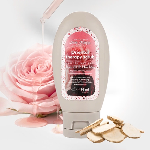 Muối tắm Oriental therapy scrub Bạch chỉ & Hoa hồng