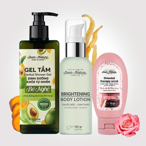 Combo Chăm Sóc Cơ Thể Dưỡng Sáng Da