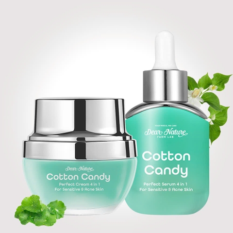 Bộ mờ thâm mụn, tái tạo da Candy Cotton