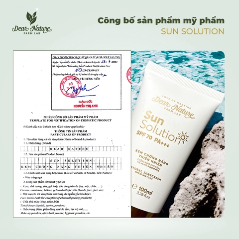 Kem chống nắng toàn thân Sun Solution 100g phiên bản 2024 - Phớt Hồng
