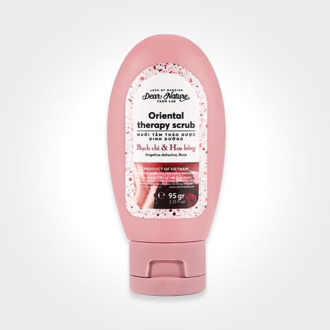 Muối tắm Oriental therapy scrub Bạch chỉ & Hoa hồng 95gr