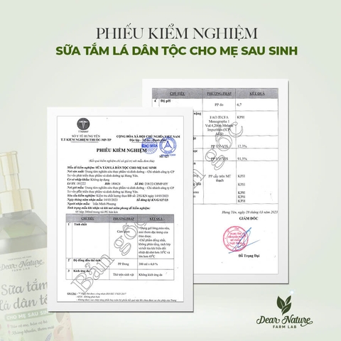 Sữa tắm lá dân tộc Dear Nature